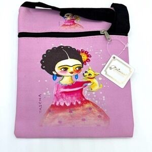 Princess Accessories pink Frida Kahlo crossbody or shoulder bag